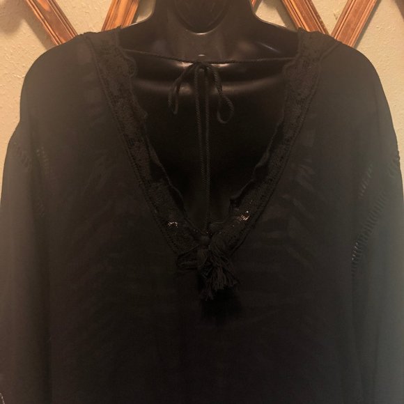 Miss Chevious Black Bathing Suit Cover Up - XL - Picture 5 of 8